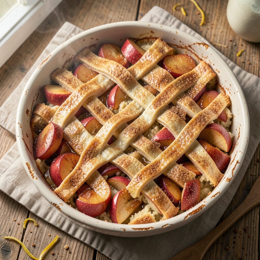 Apple Baked Goods Recipe: Spiced Apple Galette With Crispy Lattice Top